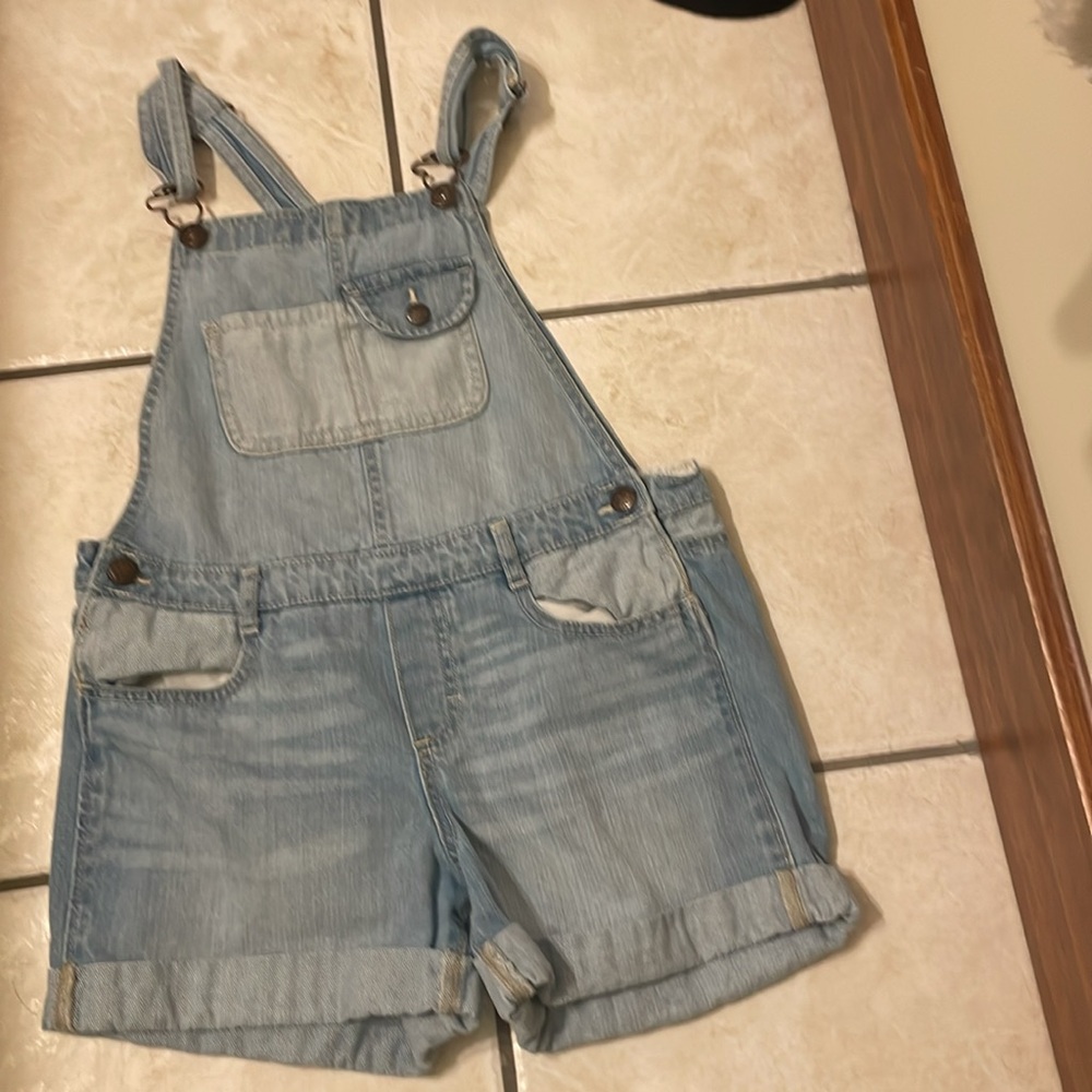 🩷 Girls bib overall shorts